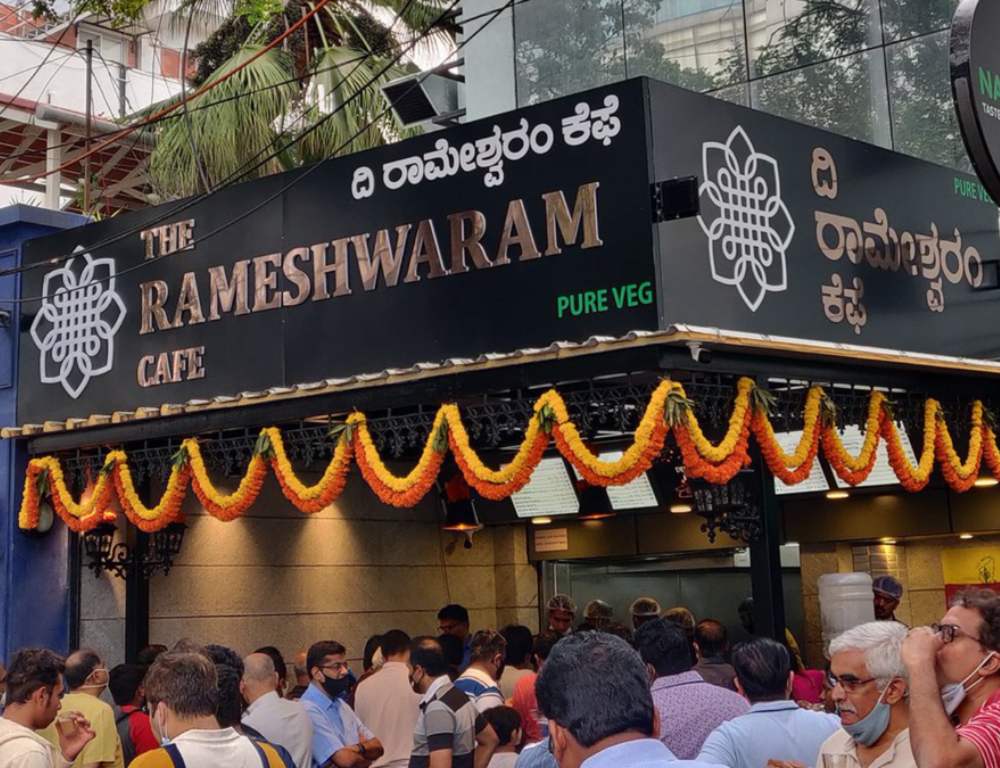 Bomb Blast Rocks Bengaluru's Fastest Growing Cafe : Rameshwaram Cafe 