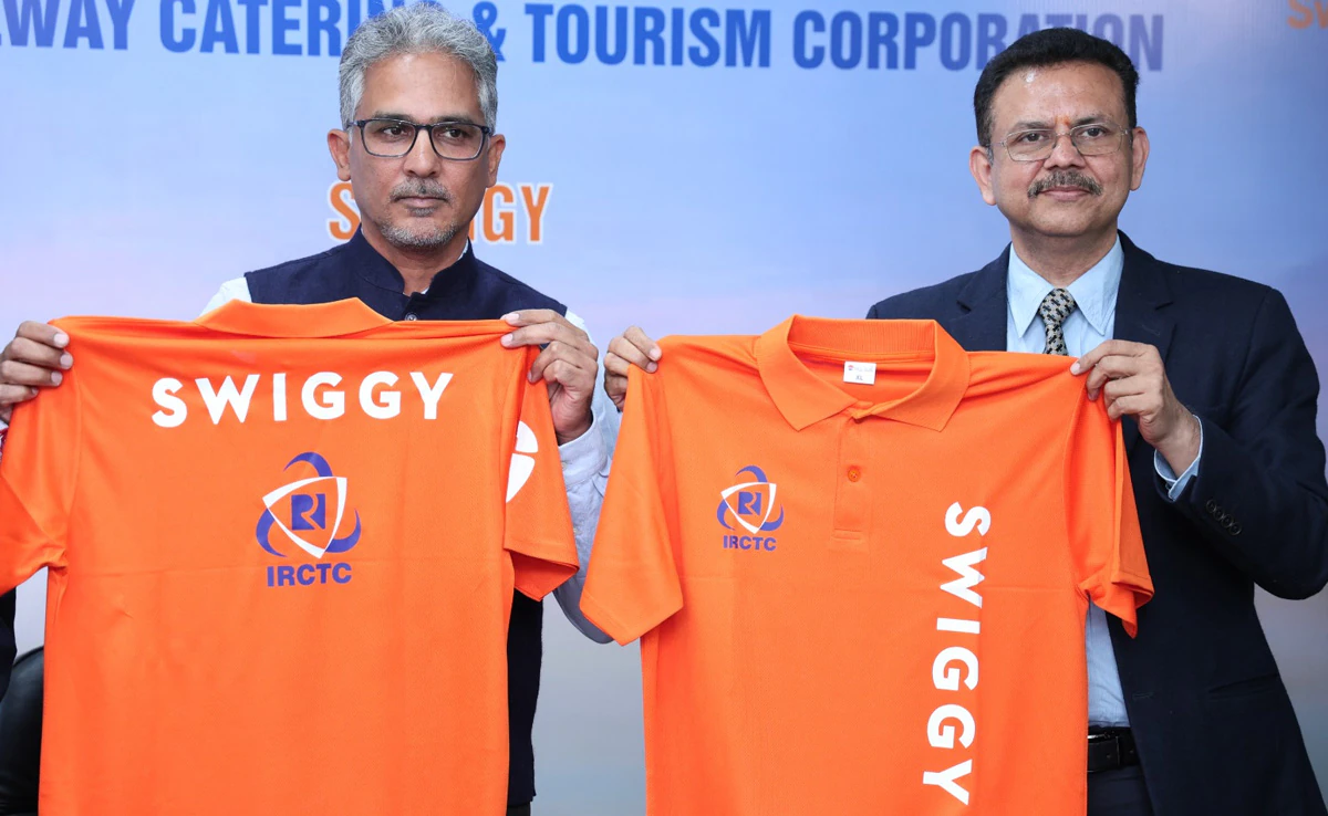 Swiggy and IRCTC Collaborate to Deliver Food to Train Passengers