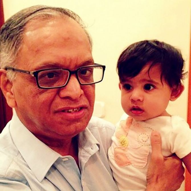 Infosys Founder's Grandson, Just 5 Months Old, Bags Rs 4.2 Crore in Dividends