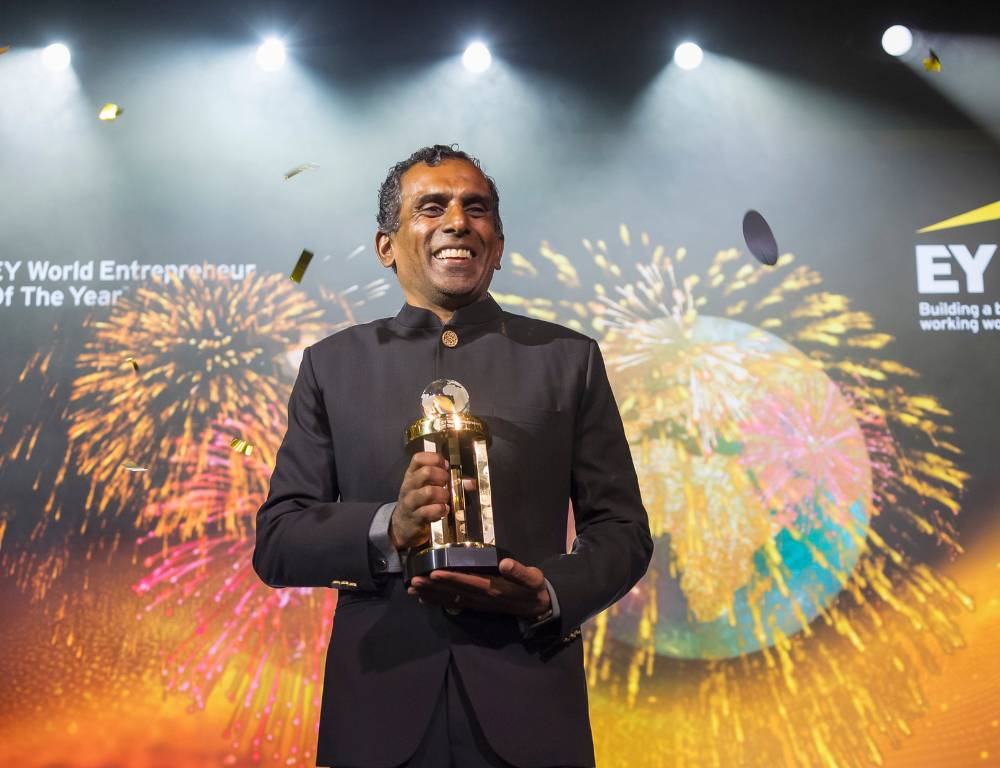 Vellayan Subbiah Named EY World Entrepreneur of the Year 2024