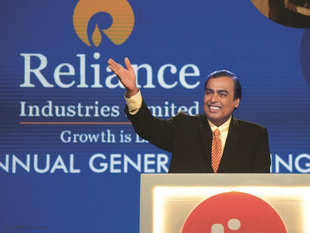 Reliance Industries First Indian Company to Surpass Rs 21 Lakh Crore M-Cap