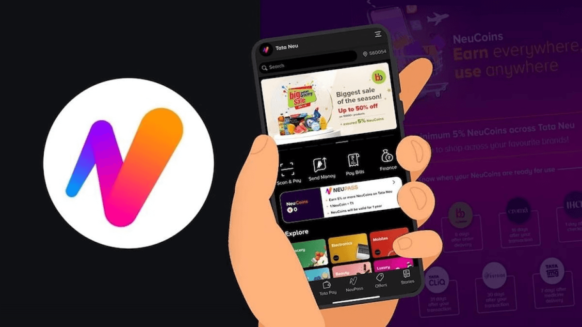 Tata Group's Neu Flash Enters Quick Commerce with BigBasket, Croma & Tata Cliq Support