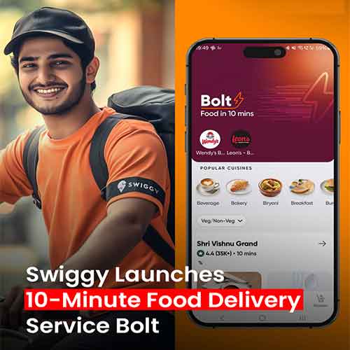 Swiggy Expands 10-Minute Food Delivery Service to Over 400 Cities
