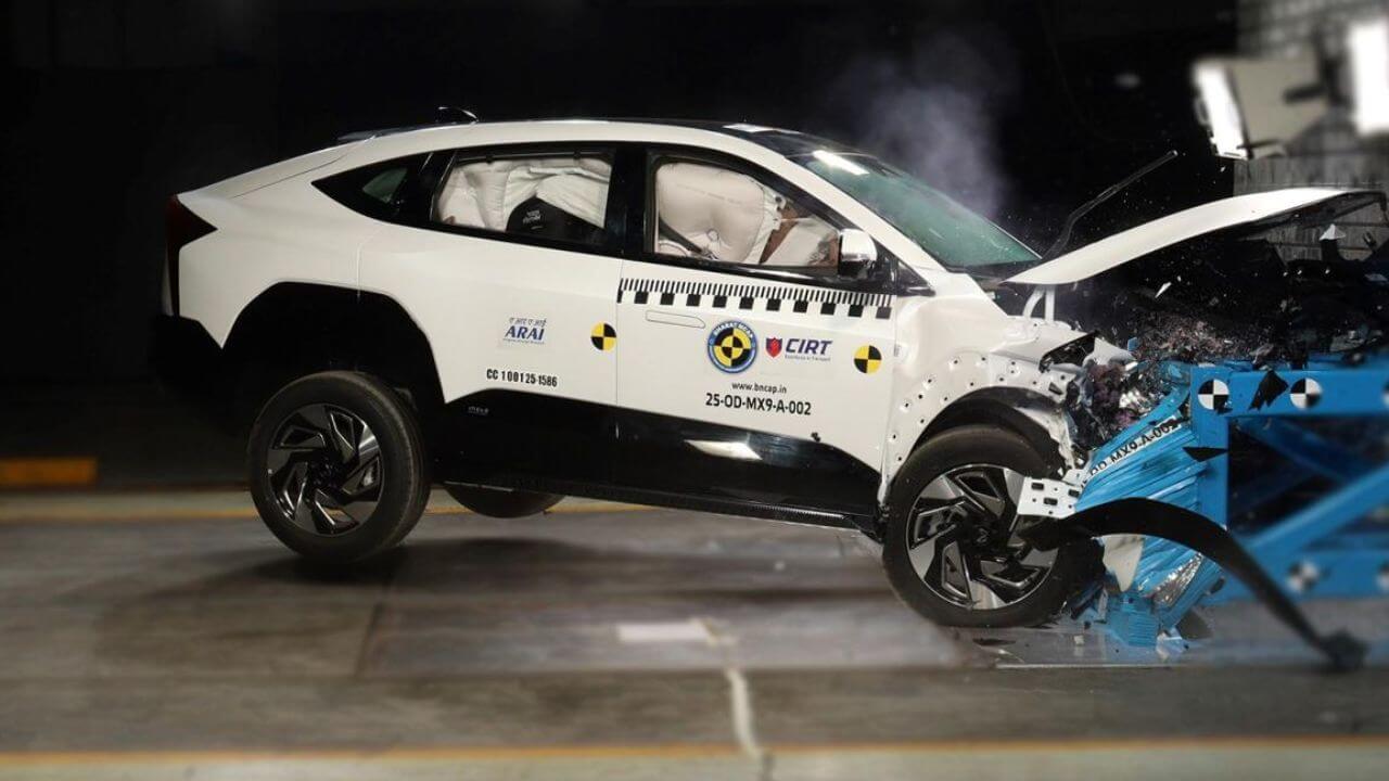 Mahindra BE.06 Shines with 5-Star Bharat NCAP Safety Rating