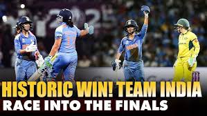 Historic Win: India Defeats Australia in World Cup Semi-Final