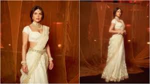 Priyanka Chopra Stuns in Ivory at Varanasi Event