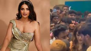 Nidhhi Agerwal Mobbed: Fans Cross the Line