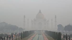 Taj Mahal Disappears in Fog: Nature's Winter VFX