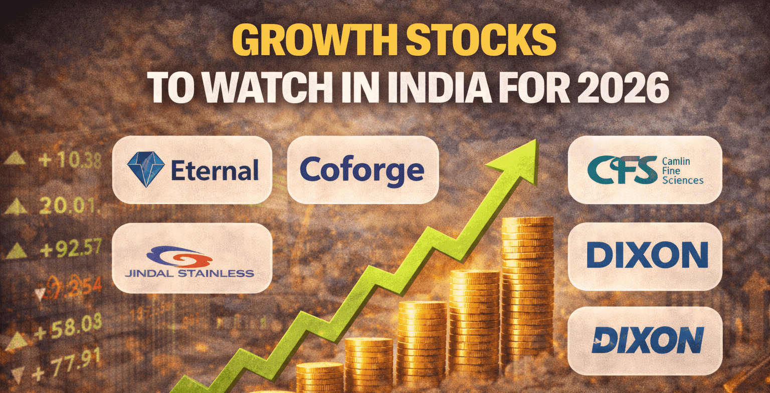 2026 के लिए भारत में ध्यान देने योग्य वृद्धि स्टॉक्स