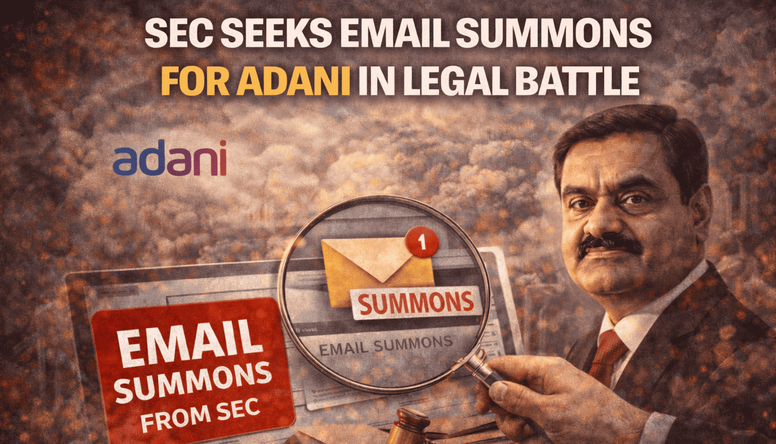 SEC Seeks Email Summons for Adani in Legal Battle