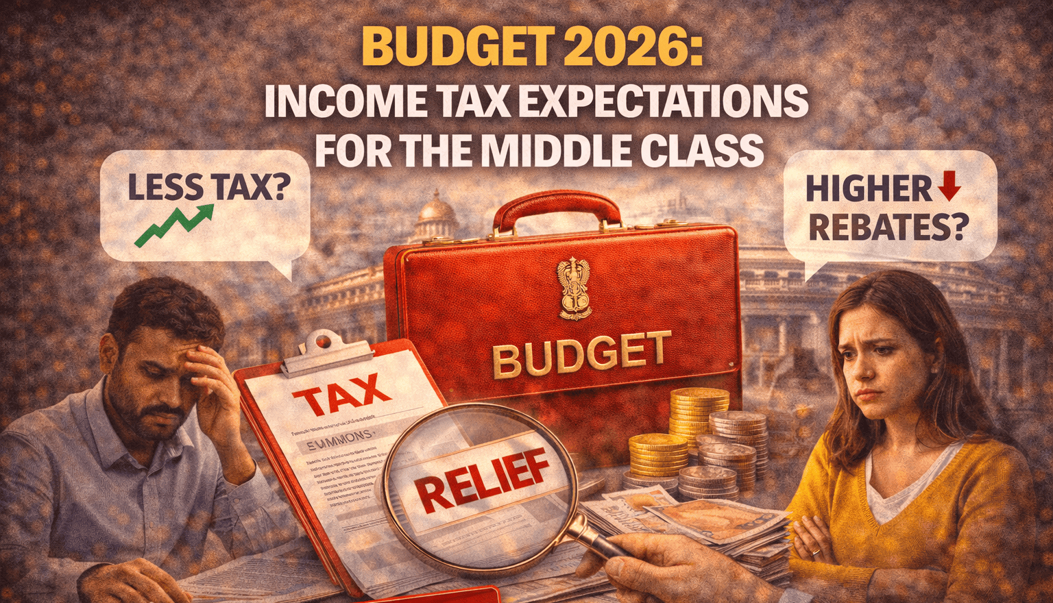 बजट 2026: मध्यम वर्ग के लिए आयकर अपेक्षाएँ