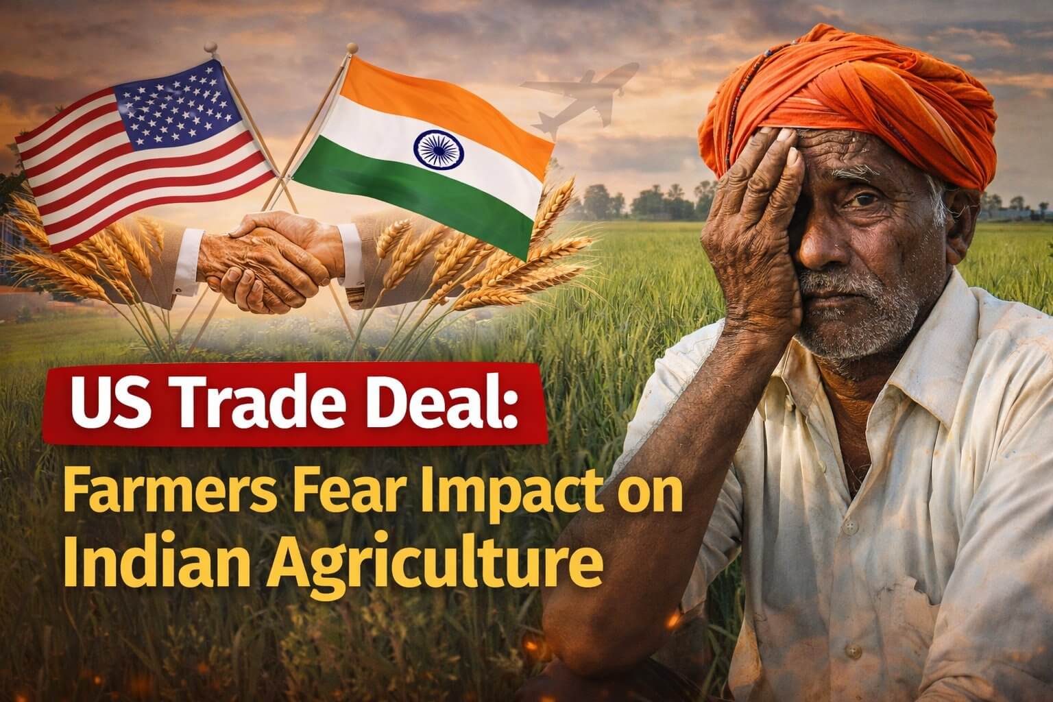 US Trade Deal: Farmers Fear Impact on Indian Agriculture