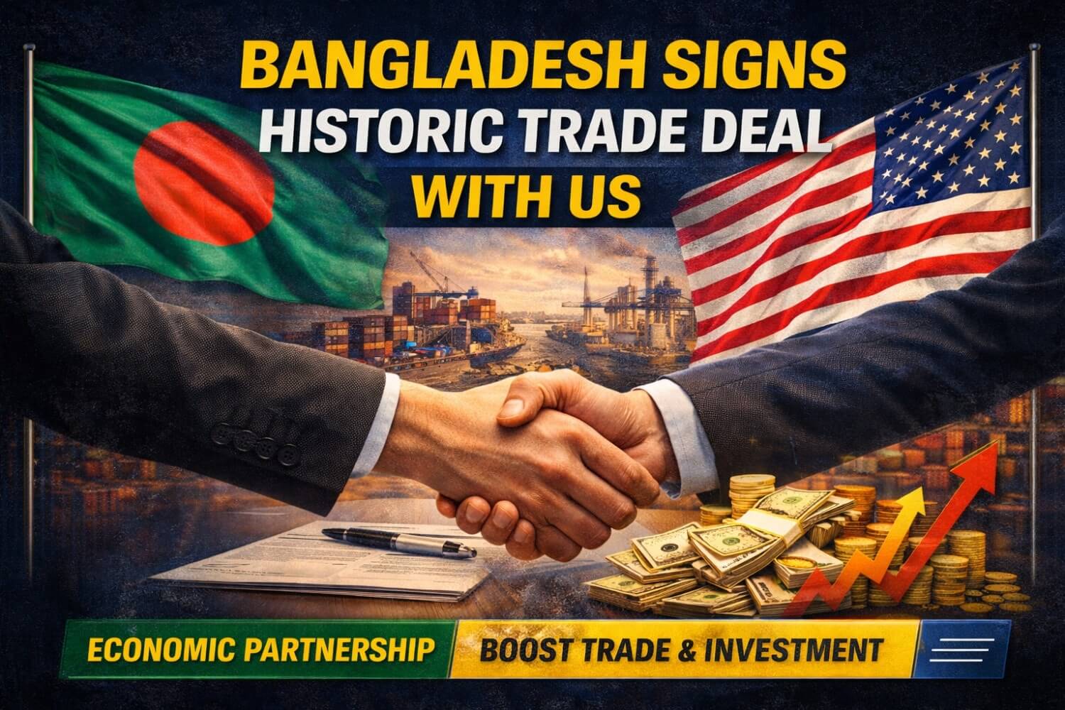 Bangladesh Signs Historic Trade Deal with US