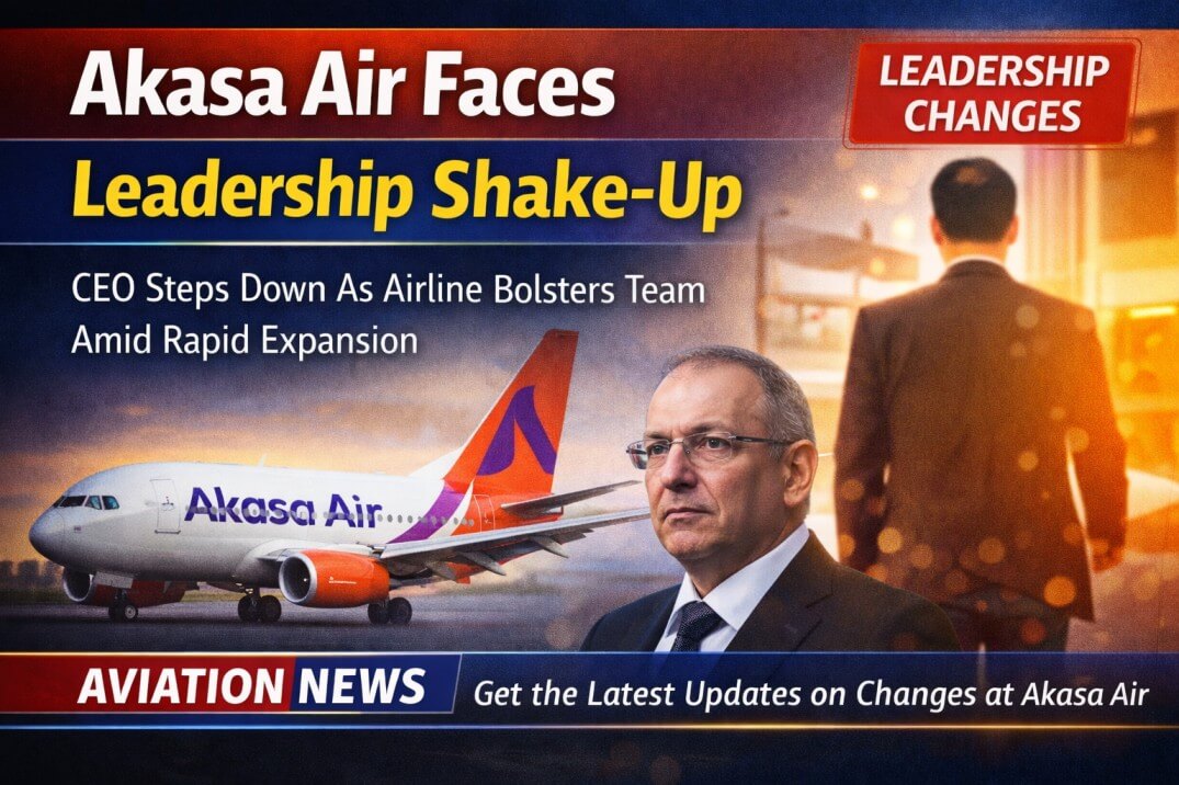 अकासा एयर में नेतृत्व परिवर्तन