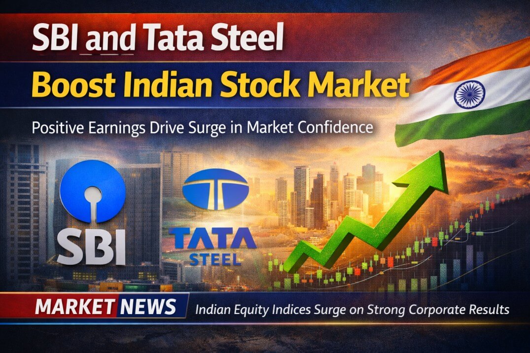 SBI and Tata Steel Boost Indian Stock Market