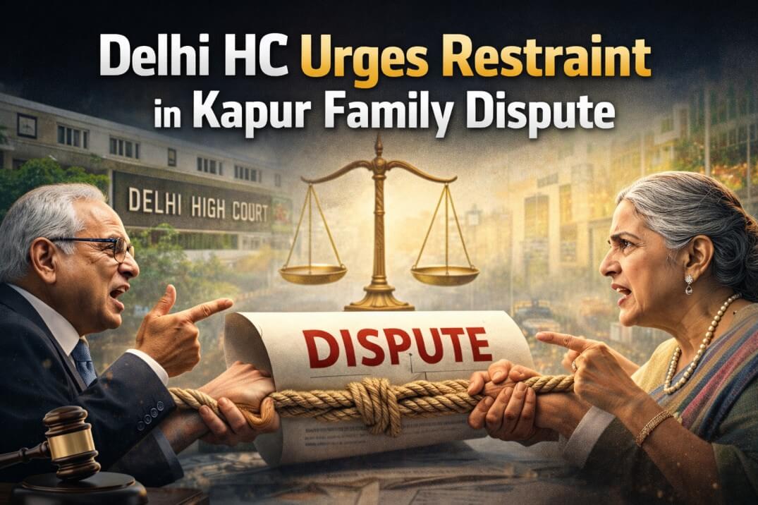 दिल्ली HC ने कपूर परिवार विवाद में संयम की सलाह दी