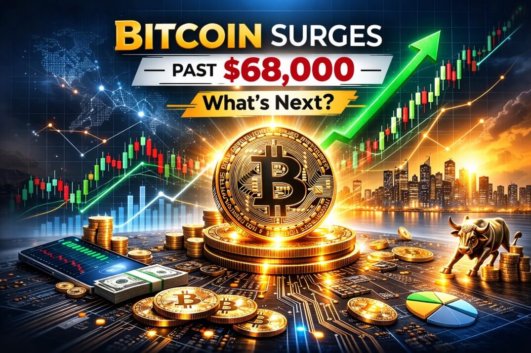 बिटकॉइन $68,000 के पार: अगला कदम क्या होगा?