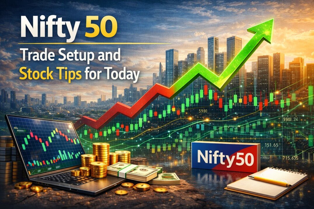 आज के लिए निफ्टी 50 ट्रेड सेटअप और स्टॉक टिप्स