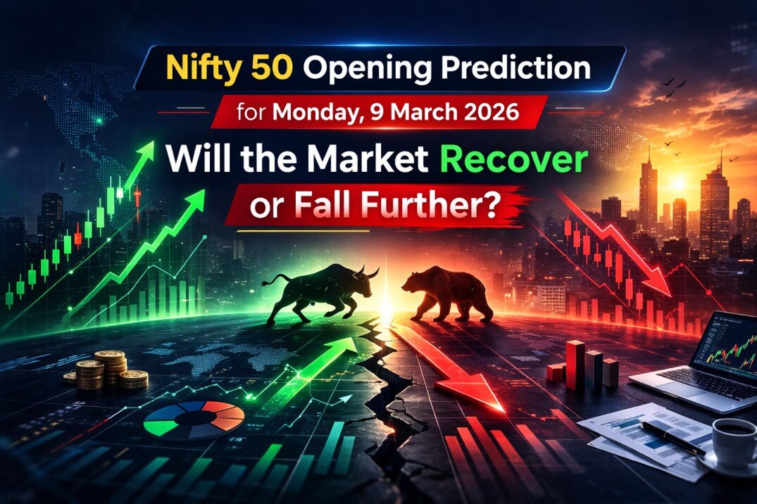 Nifty 50 Opening Prediction for Monday, 9 March 2026: Will the Market Recover or Fall Further?