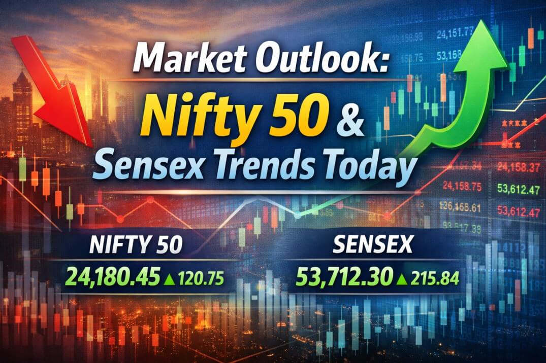Market Outlook: Nifty 50 & Sensex Trends Today