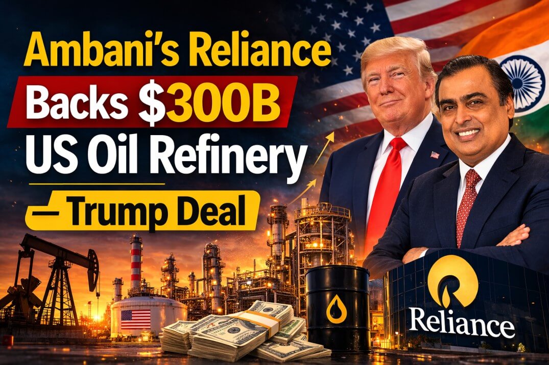 Mukesh Ambani Backs America's First New Oil Refinery in 50 Years — The $300 Billion Trump-Reliance Deal Explained