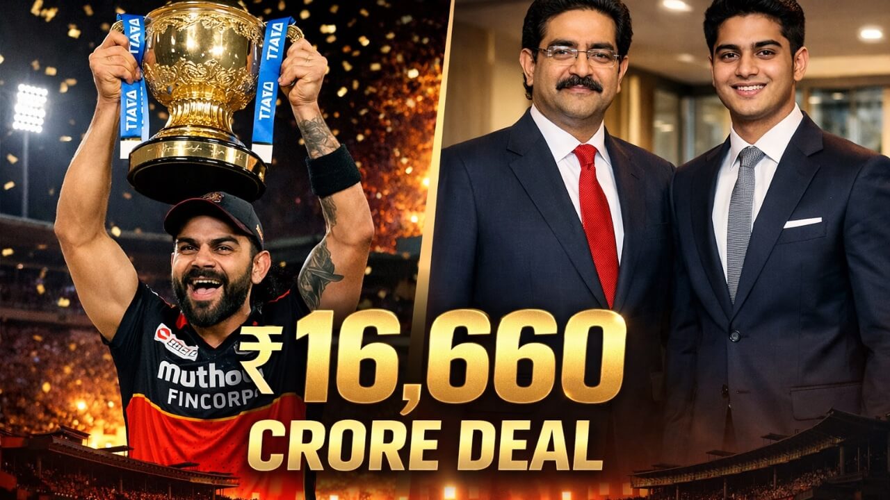 RCB Sold for ₹16,660 Crore — Aditya Birla Group & Times of India Buy India's Biggest Cricket Brand