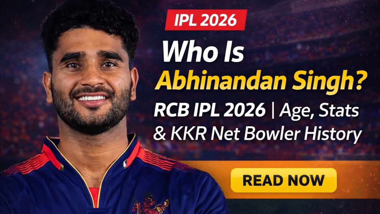 Who Is Abhinandan Singh? Meet RCB's Uncapped Pacer Who Could Debut in IPL 2026
