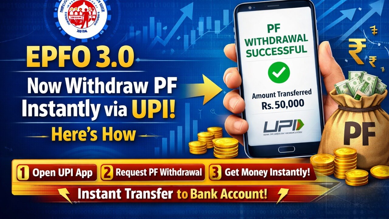 EPFO 3.0: अब UPI से करें PF विड्रॉल — जानें पूरी जानकारी