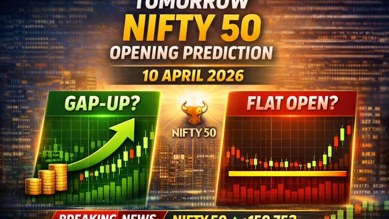 कल Nifty 50 की शुरुआत का अनुमान – 10 अप्रैल 2026: क्या बाजार 24,000 के ऊपर टिक पाएगा?