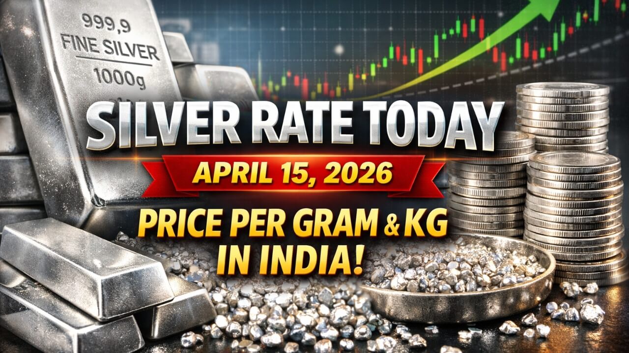 Silver Rate Today, April 15: Check Price Per Gram and Kg in Major Indian Cities