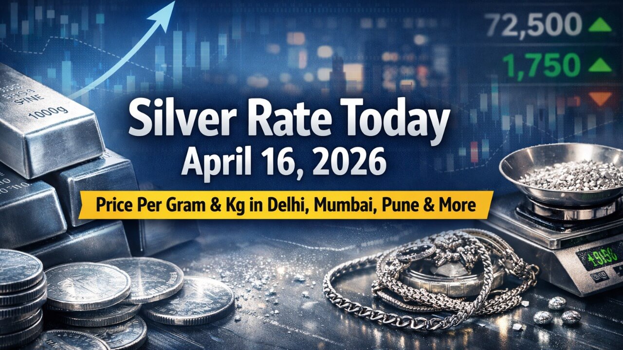 Silver Rate Today, April 16: Check Price Per Gram and Kg in Major Indian Cities