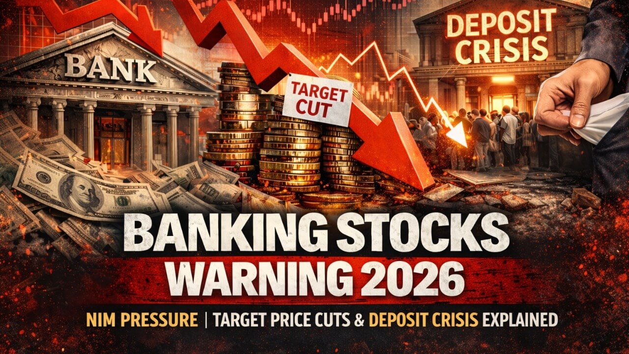 Banking Stocks Under Pressure: NIM Shrinks, Brokerages Cut Target Prices – Is More Downside Ahead?