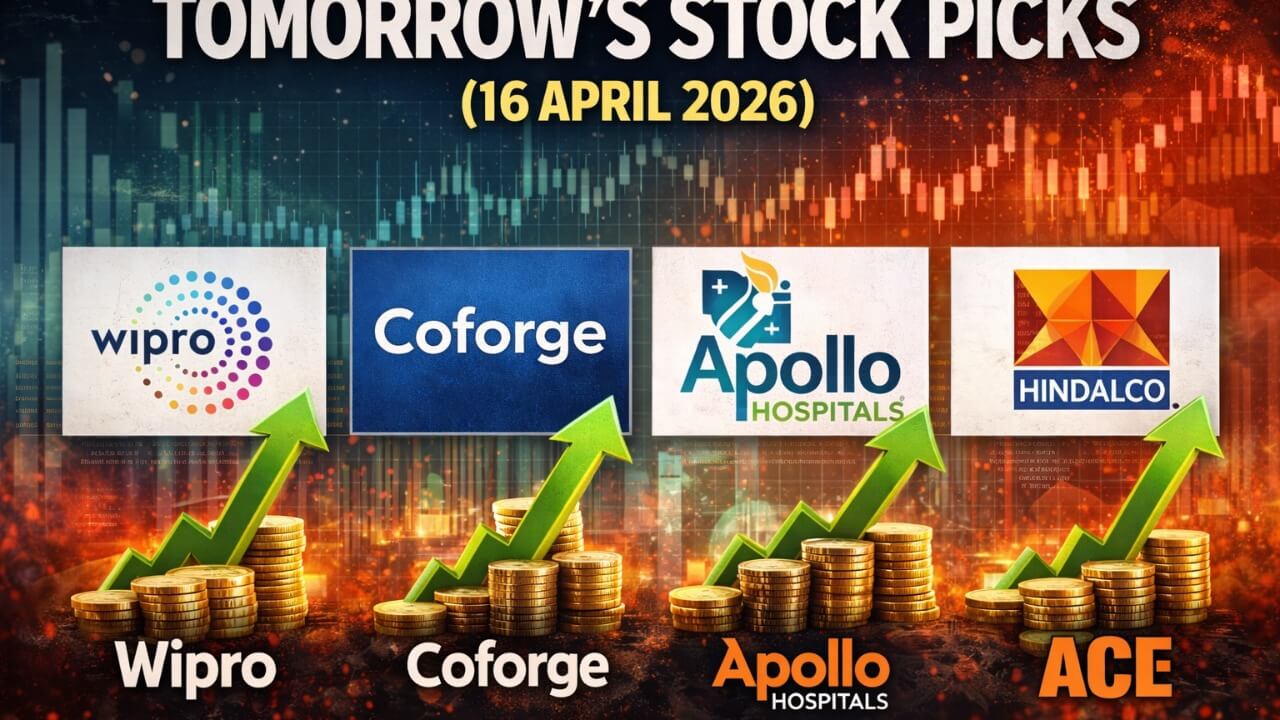 Stocks to Watch Tomorrow (April 16, 2026): Wipro, Coforge, Apollo Hospitals, ACE & Hindalco