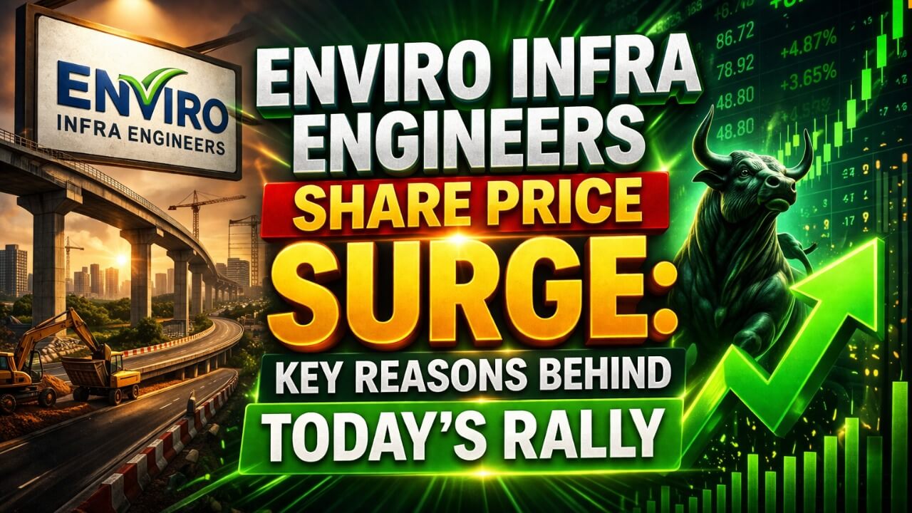 Enviro Infra Engineers में आज जबरदस्त तेजी: ऑर्डर खबरों और वॉल्यूम स्पाइक से उछाल