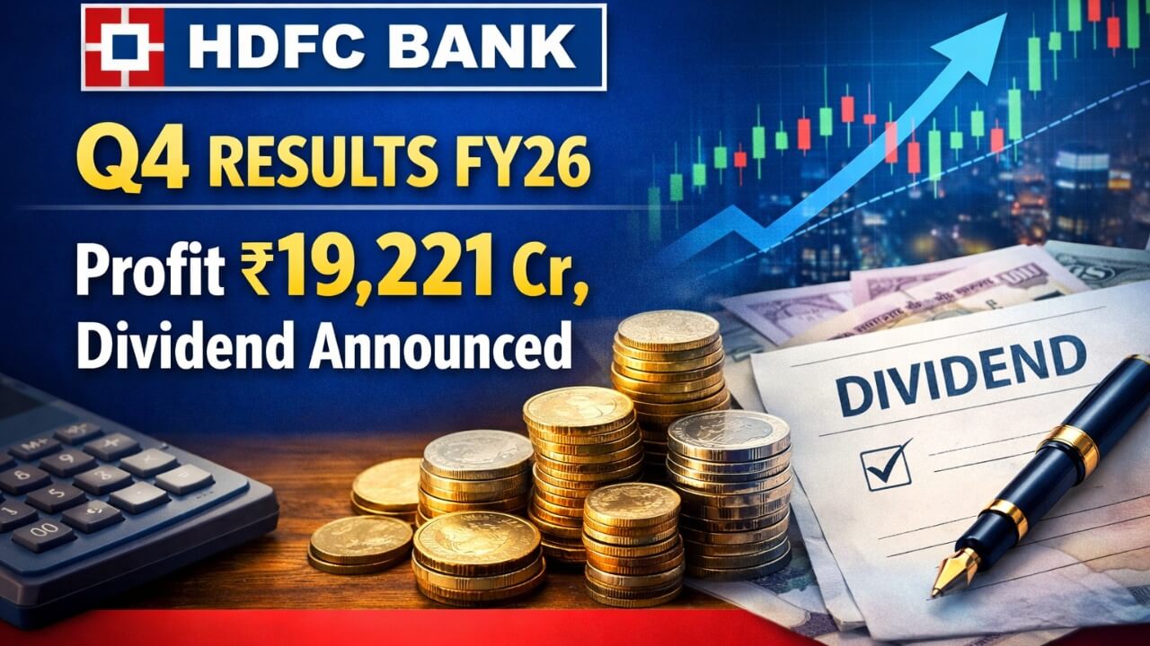 HDFC Bank Q4 FY26: Net Profit Rises 9% to ₹19,221 Crore, NII Up 3.8%