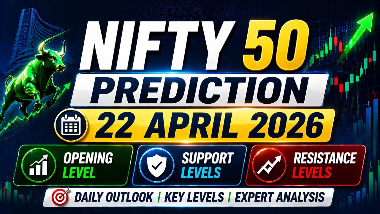 Nifty 50 Opening Prediction 22 April 2026: Flat to Positive Start Likely Amid Strong Financials & Global Cues