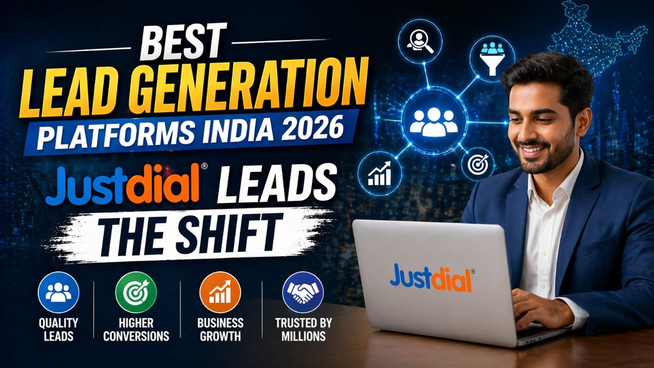 भारत में लीड जनरेशन मार्केट हाई-इंटेंट प्लेटफॉर्म्स जैसे Justdial की ओर शिफ्ट
