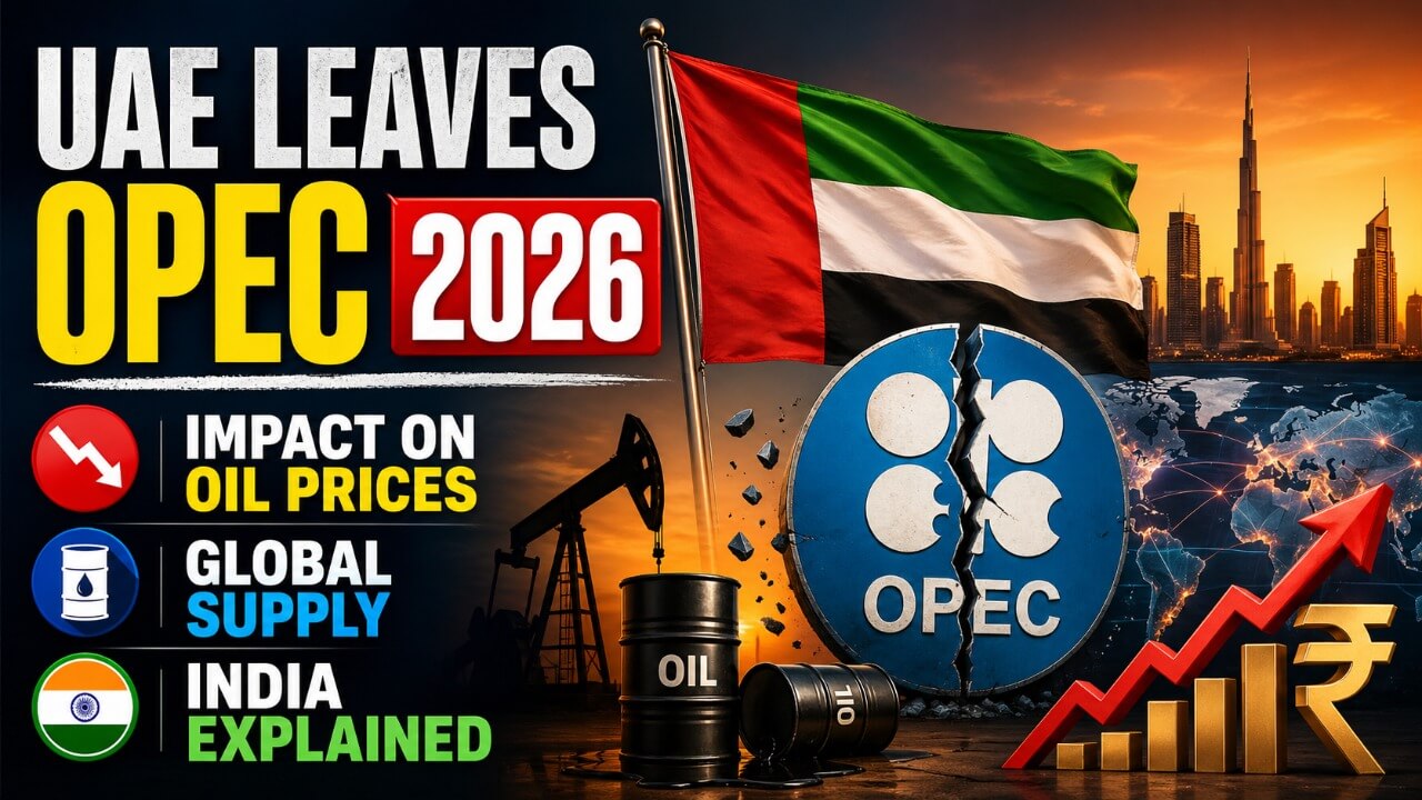 UAE Exits OPEC & OPEC+: What It Means for Oil Prices, Global Supply, and India