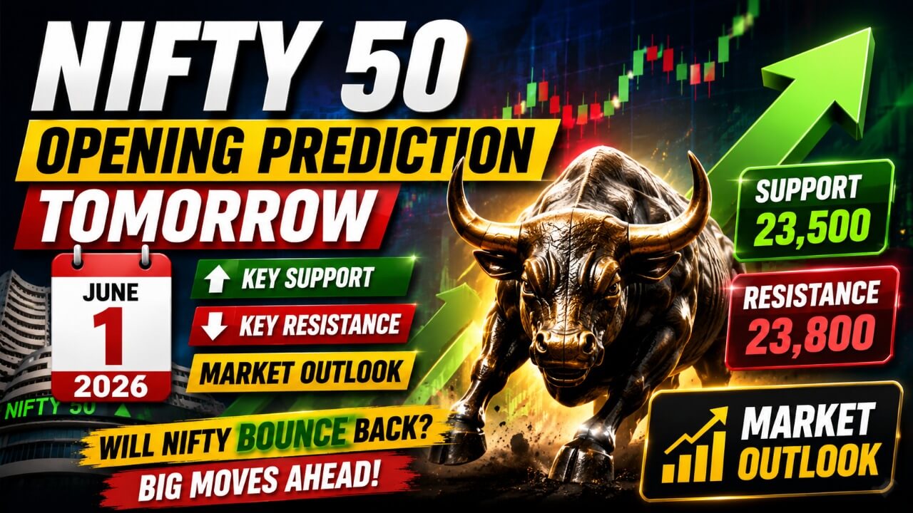 Nifty 50 Opening Prediction for June 1, 2026: Oversold Market Signals Possible Recovery, But Bears Remain in Control